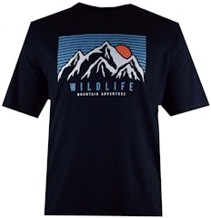 T-Shirt mit Spionage-Wildlife-Print, Marineblau